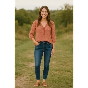 Hudson May Mid-Rise Skinny Jeans in Size 26